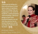 Princess Zahra receives Huffington Award  2019-10-10